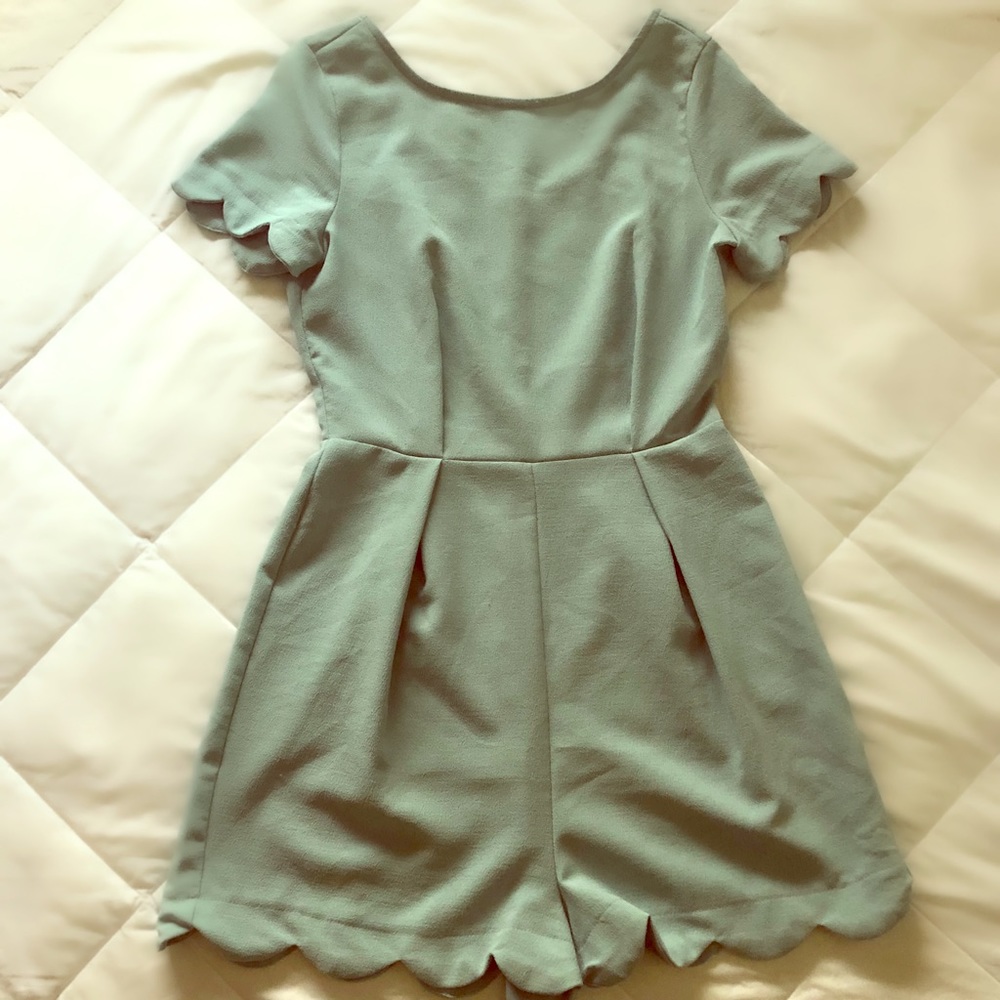 Scallop Romper